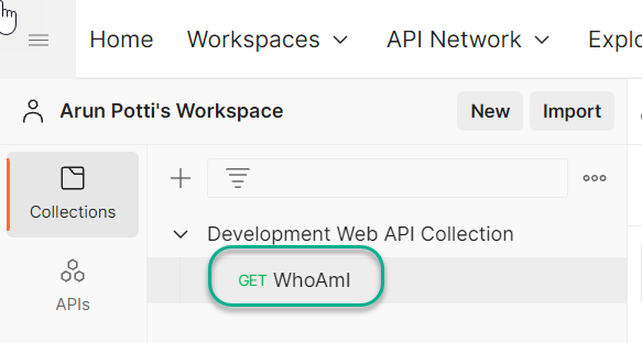 setup and connect to the Dataverse environment in Postman